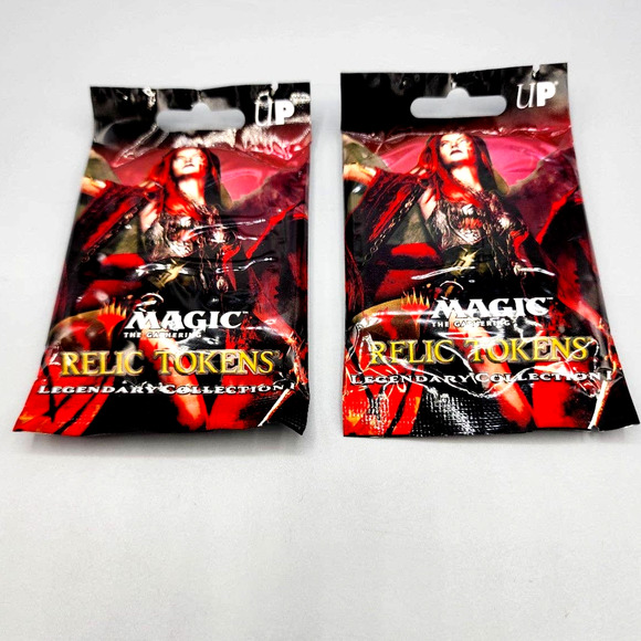 Magic the Gathering Relic Tokens Legendary Collection, 2 packs Factory Sealed - Picture 1 of 4